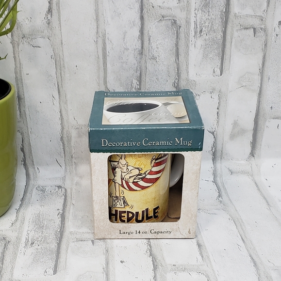 NIB Highland Graphic Mug I Don't Intend On Doing Anything Today... - Picture 7 of 9